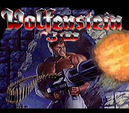 Wolfenstein 3D (USA) Title Screen